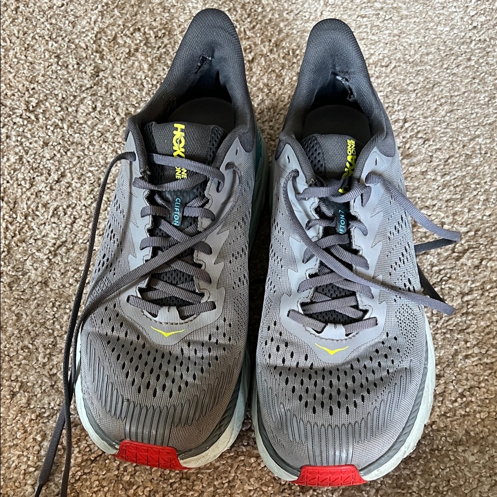 Hoka Men's Size 11.5 Running Shoes Clifton 7